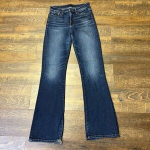 Buckle Black Fit No 75 Bootcut Jeans Womens 26x34 Dark Wash High Rise